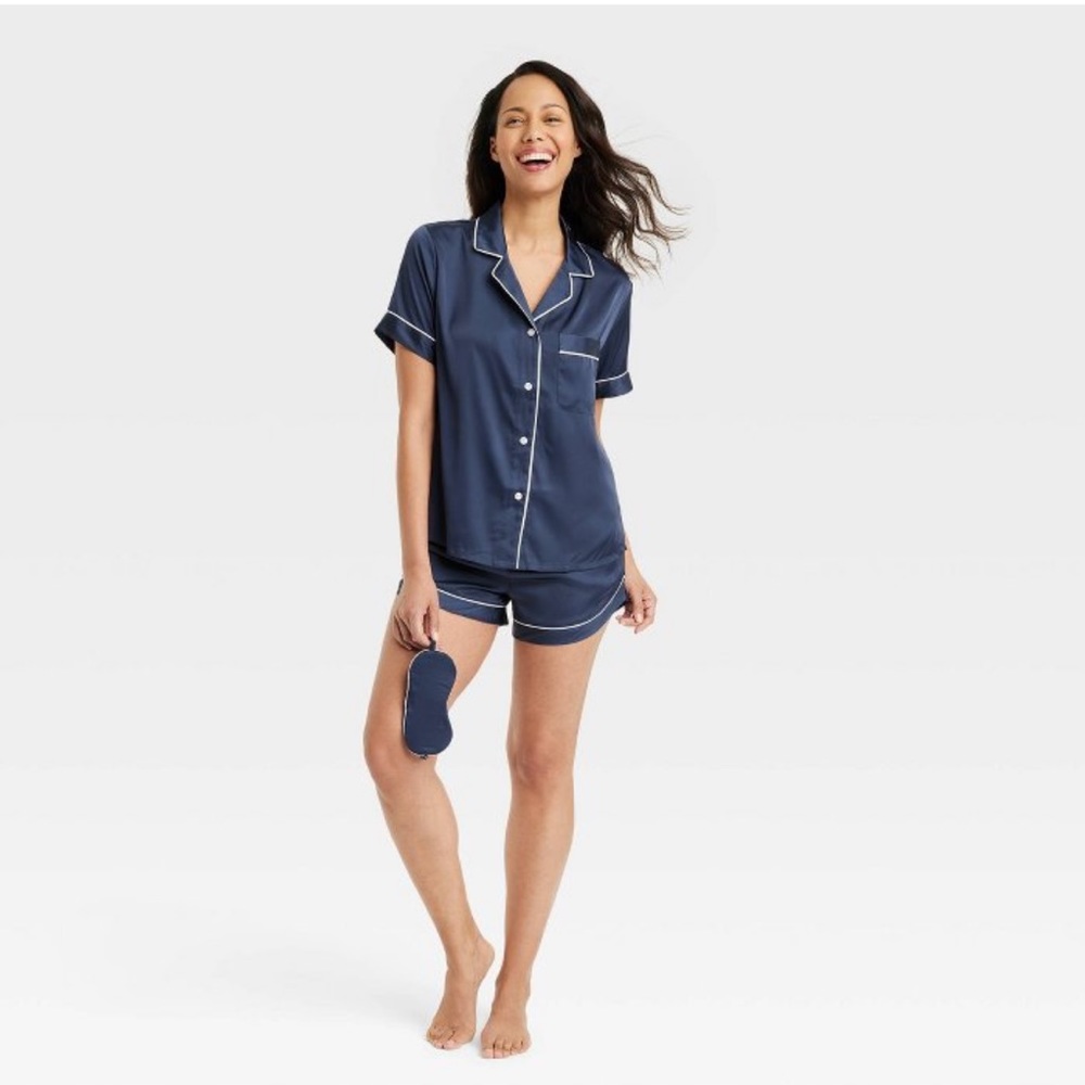 Stars Above Navy Pajama Set